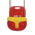 Single Plastic Seat Funny Equipment Playground Swing